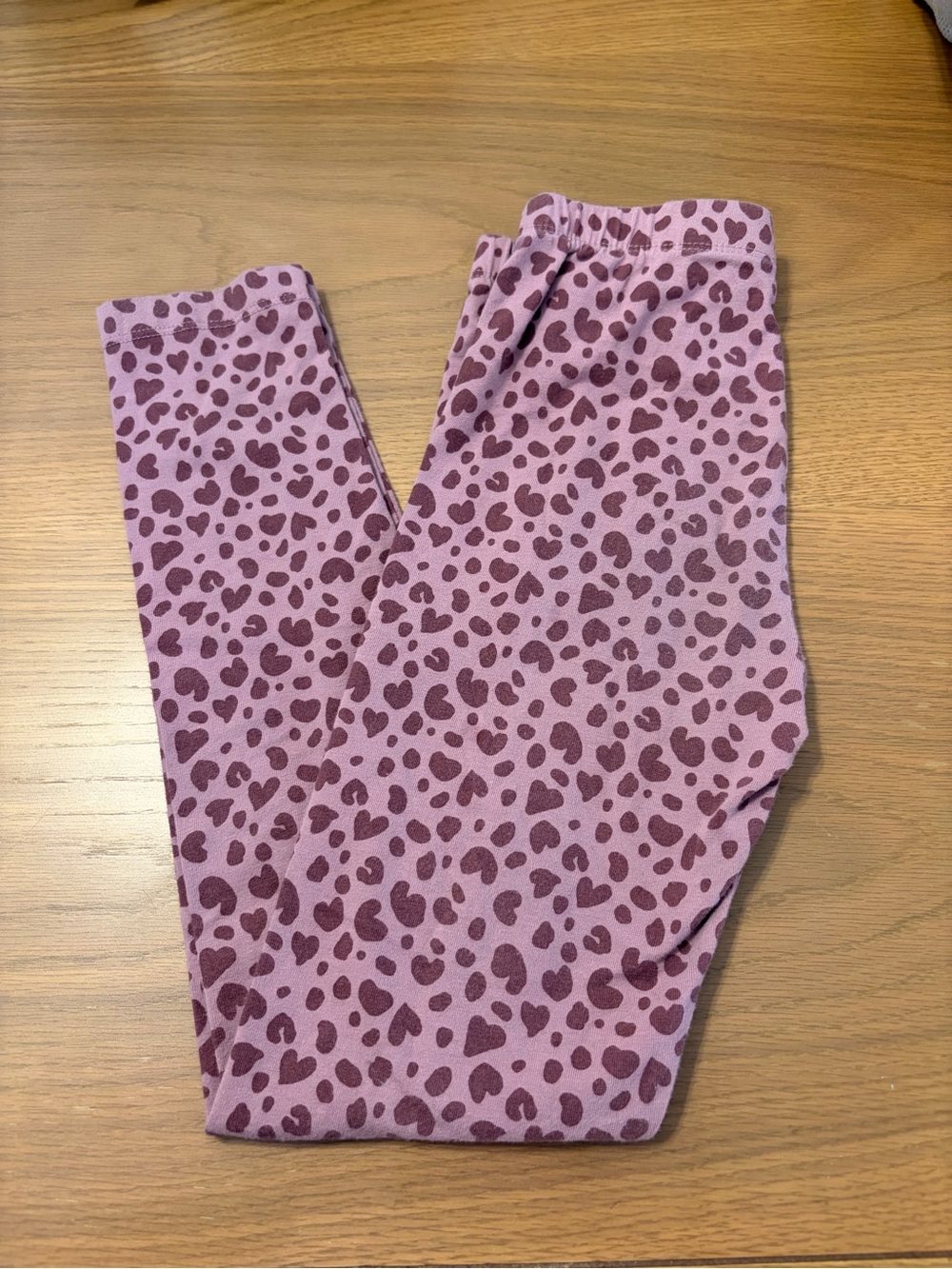 3 for $8 Kids Heart/Leopard Print Leggings